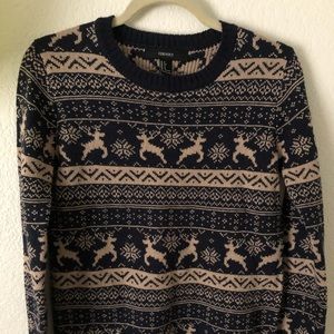 Forever 21 Christmas Reindeer Sweater